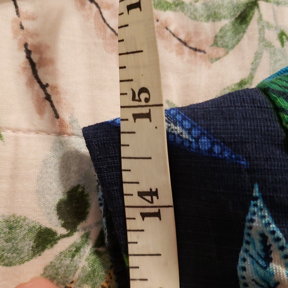 RACHEL ZOE Floral Green and Blue Matching Skirt Set L - Picture 11 of 14